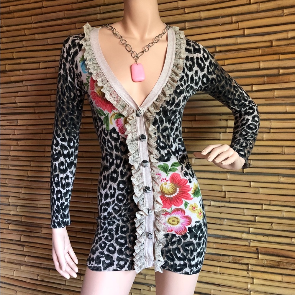 Leopard print sweater